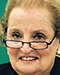 Madeleine Albright Größe
